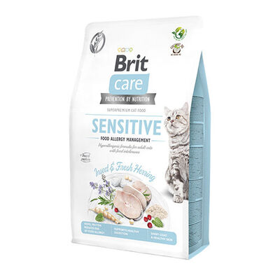 Brit Care Sensitive Hipoalerjenik Larva Proteinli Tahılsız Yetişkin Kedi Maması 2 Kg 