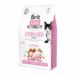 Brit Care - Brit Care Sensitive Hypoallergenic Tavşanlı Tahılsız Kısırlaştırılmış Kedi Maması 2 Kg 