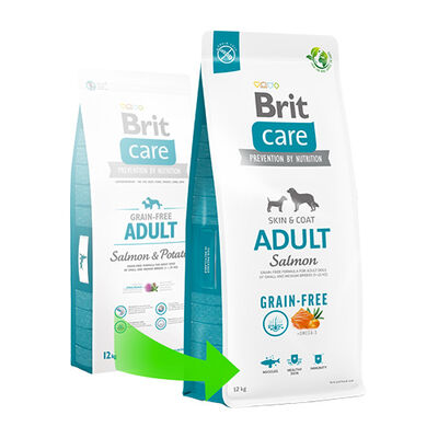 Brit Care Skin Coat Somonlu Tahılsız Yetişkin Köpek Maması 3 Kg 