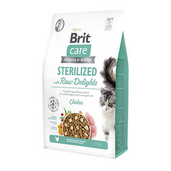 Brit Care - Brit Care Sterilized Raw Delights Tavuklu Tahılsız Kısırlaştırılmış Kedi Maması 2 Kg 