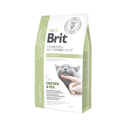 Brit Care - Brit Care Veterinary Diet Diabetes Tavuklu Tahılsız Kedi Maması 2 Kg 