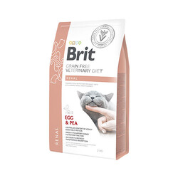 Brit Care - Brit Care Veterinary Diet Renal Yumurtalı Tahılsız Kedi Maması 2 Kg 