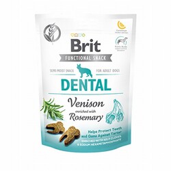 Brit Dental Biberiye ve Geyik Etli Köpek Ödülü 150 Gr - Thumbnail