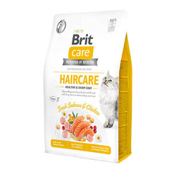 Brit Care - Brit Grain Free Hair Care Healthy & Shiny Coat Tavuklu Ve Somonlu Kedi Maması