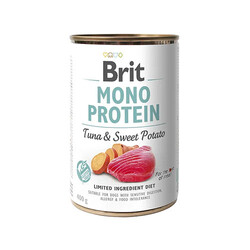 Brit Care - Brit Mono Protein Ton Balıklı ve Tatlı Patatesli Hassas Yetişkin Köpek Konservesi 400 Gr 