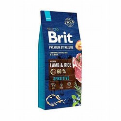 Brit Care - Brit Premium By Nature Adult Sensitive Lamb Kuzulu Yetişkin Köpek Maması 15 Kg 
