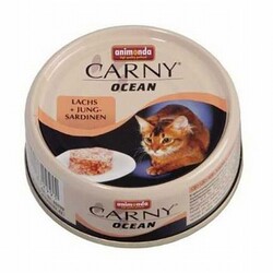 Animonda - Animonda Carny Ocean Somonlu ve Sardalyalı Yetişkin Kedi Konservesi 80 Gr 