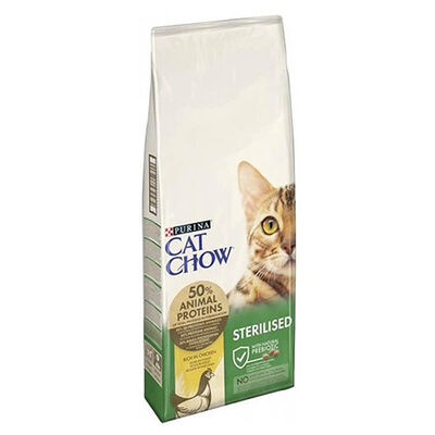 Cat Chow Sterilised Tavuklu Kısırlaştırılmış Kedi Maması 15 Kg 