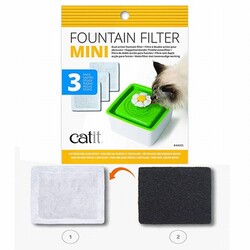 Catit - Catit Kedi Suluğu Filtresi 3'lü 43735w Uyumlu 