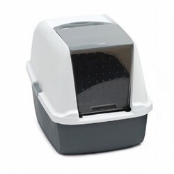 Catit - Catit Magıc Blue Litter Box Regular Kapalı Kedi Tuvaleti 56x46x38 Cm 