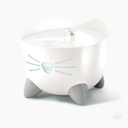 Catit - Catit Pixi Fountain Led Seviye Göstergeli Otomatik Kedi Su Sebili 2 Lt Beyaz 