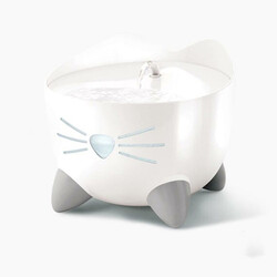 Catit - Catit Pixi Fountain Led Seviye Göstergeli Otomatik Kedi Su Sebili 2 Lt Beyaz 