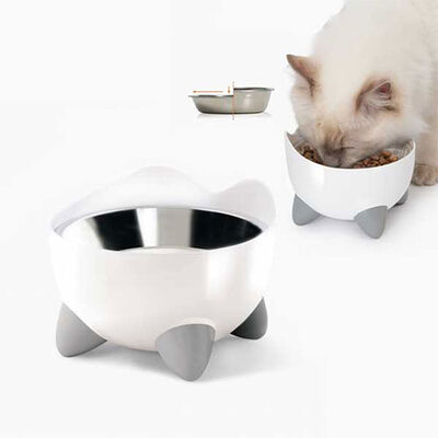 Catit Pixi Hazneli Çelik Kedi ve Köpek Mama Kabı 