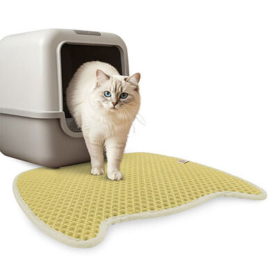 Cattie Bej Kum Toplayıcı Fonksiyonel Kedi Tuvalet Paspası 50 x 75 cm 