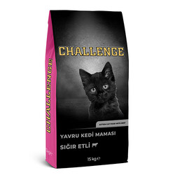 Challenge - Challenge Sığır Etli Yavru Kedi Maması 15 Kg 