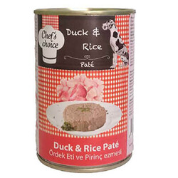 Chefs Choice - Chefs Choice Duck&Rice Pate Yetişkin Köpek Konservesi