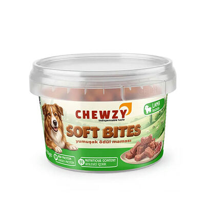 Chewzy Kuzu Etli Yumuşak Köpek Ödül Maması 130 g 