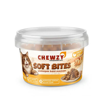 Chewzy Tavuklu Yumuşak Kedi Ödül Maması 130 g 