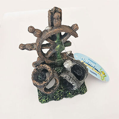 Chicos Akvaryum Dekoru Dümen ve Fıçı 8,7x4x6,2 Cm 