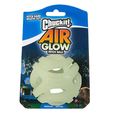 Chuckit! Max Glow Air Fetch Gece Parlayan Köpek Oyun Topu Orta Boy 6,5 Cm 