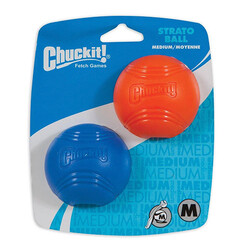 Chuckit! - Chuckit Strato Ball 2 Adet Köpek Oyun Topu Orta Boy 6,5 Cm 