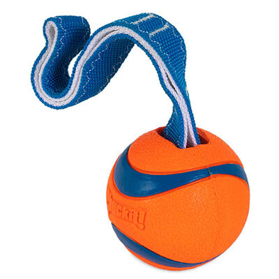 Chuckit! Ultra Duo Tug Dayanıklı Çekiştirme Köpek Oyun Topu Büyük Boy 7,6 Cm 