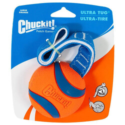 Chuckit! - Chuckit! Ultra Duo Tug Dayanıklı Çekiştirme Köpek Oyun Topu Büyük Boy 7,6 Cm 