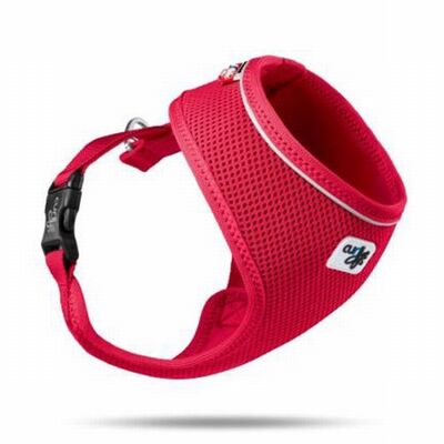 Curli Basic Air-Mesh Köpek Göğüs Tasması Red Large 