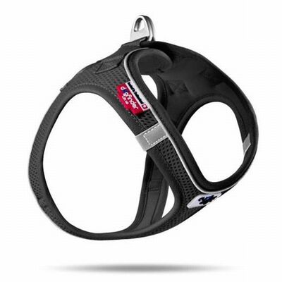Curli Magnetic Vest Köpek Göğüs Tasması Air-Mesh Black 2XS 