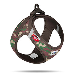 Curli - Curli Vest Harness Köpek Göğüs Tasması Kamuflaj Medium 43,4x49 Cm 