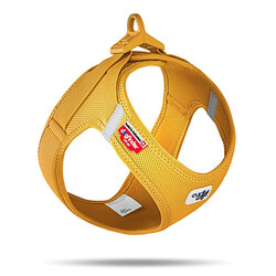 Curli - Curli Vest Harness Köpek Göğüs Tasması Sarı Small 38,3x43,3 Cm 