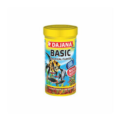 Dajana - Dajana Basic Flakes Akvaryum Balık Yemi 1000 Ml 200 Gr 