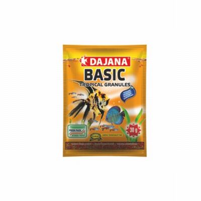 Dajana Basic Tropical Granules Balık Yemi 80 Ml 30 Gr 