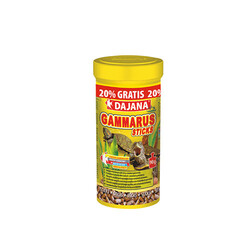 Dajana - Dajana Gammarus Sticks 250 ml+50 ml Hediye Kaplumbağa Yemi 108 Gr 