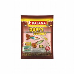 Dajana - Dajana Guppy Gourmet Flakes Balık Yemi 80 Ml 13 Gr 