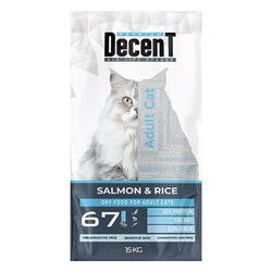 Decent - Decent Premium Somonlu Yetişkin Kedi Maması 15 Kg 