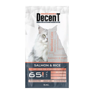 Decent Premium Sterilised Urinary Care Somonlu Kısırlaştırılmış Kedi Maması 15 Kg 