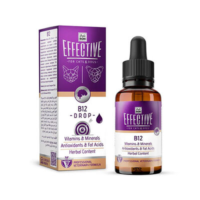 Delibon Effective Kedi ve Köpek B12 Destek Damlası 50 ml 