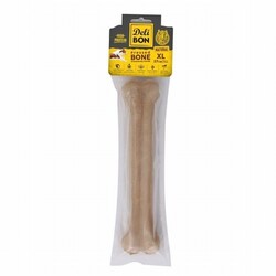 Delibon - Delibon Natürel Deri Pres Kemik Köpek Ödülü 27 Cm XL