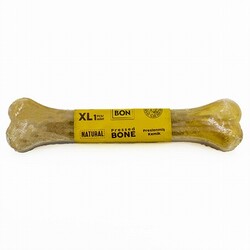 Delibon - Delibon Natürel Pres Deri Kemik Köpek Ödülü 27 Cm XL 