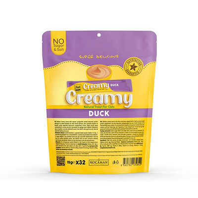 Delibon Ördekli Krem Kedi Ödül Maması 32 x 15 g 