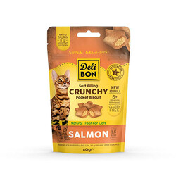 Delibon - Delibon Somonlu Bisküvi Kedi Ödül Maması 60 g 
