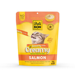 Delibon - Delibon Somonlu Krem Kedi Ödül Maması 32 x 15 g 