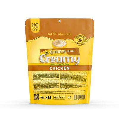 Delibon Tavuklu Krem Kedi Ödül Maması 32 x 15 g 