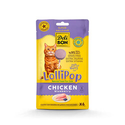 Delibon - Delibon Tavuklu Lolipop Kedi Ödül Maması 6'lı 