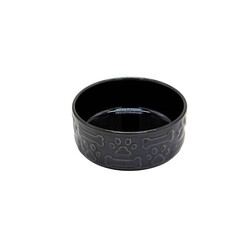 Design - Design Seramik Köpek Mama ve Su Kabı Reaktif Yeşil 12 Cm 250 Ml 