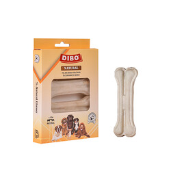 Dibo - Dibo Beyaz Press Kemik Köpek Ödülü 4'lü 30-35 Gr 10 Cm 