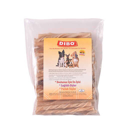 Dibo - Dibo Natürel Burgu Çubuk Çiğneme Kemiği Köpek Ödülü 250 Gr 