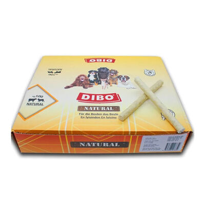 Dibo Kırmızı Beyaz Kolajen Örgü Çubuk Çiğneme Kemik Köpek Ödülü 30 Cm 2'li 