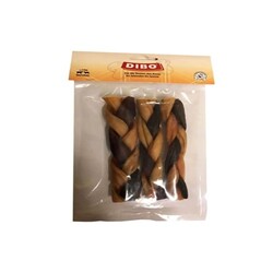 Dibo - Dibo Kolajen Örgü Çubuk Kırmızı Köpek Ödülü 80-100 Gr 